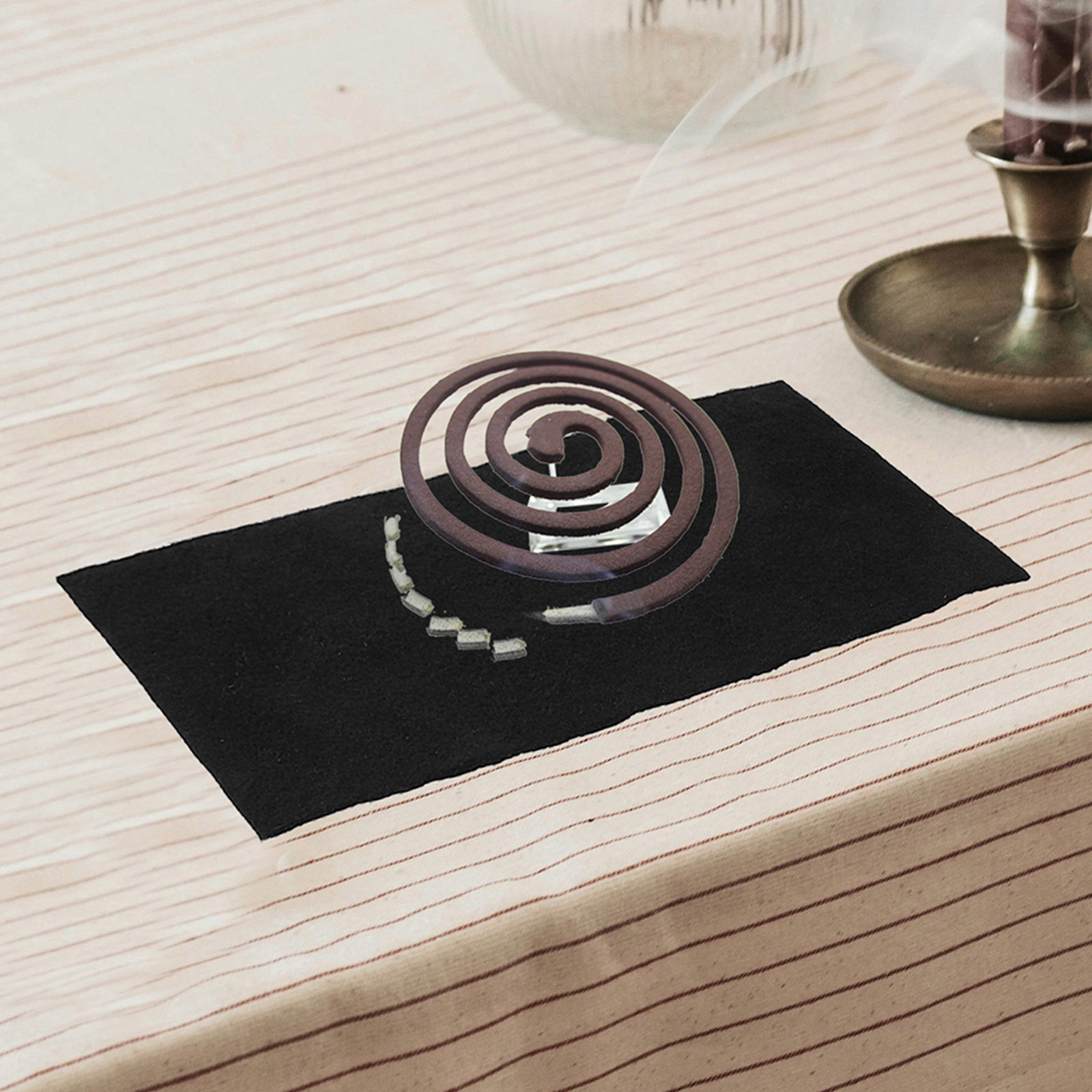 2Pcs Fireproof Incense Burner  - Yoga Mat ulasan dan harga