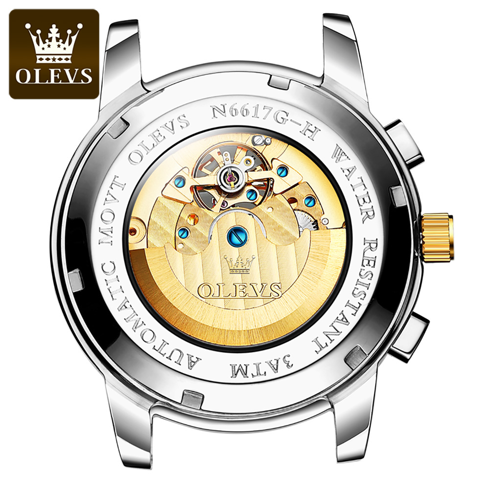 OLEVS 6617 Men's Classic Mecha - Resistance Band ulasan dan harga
