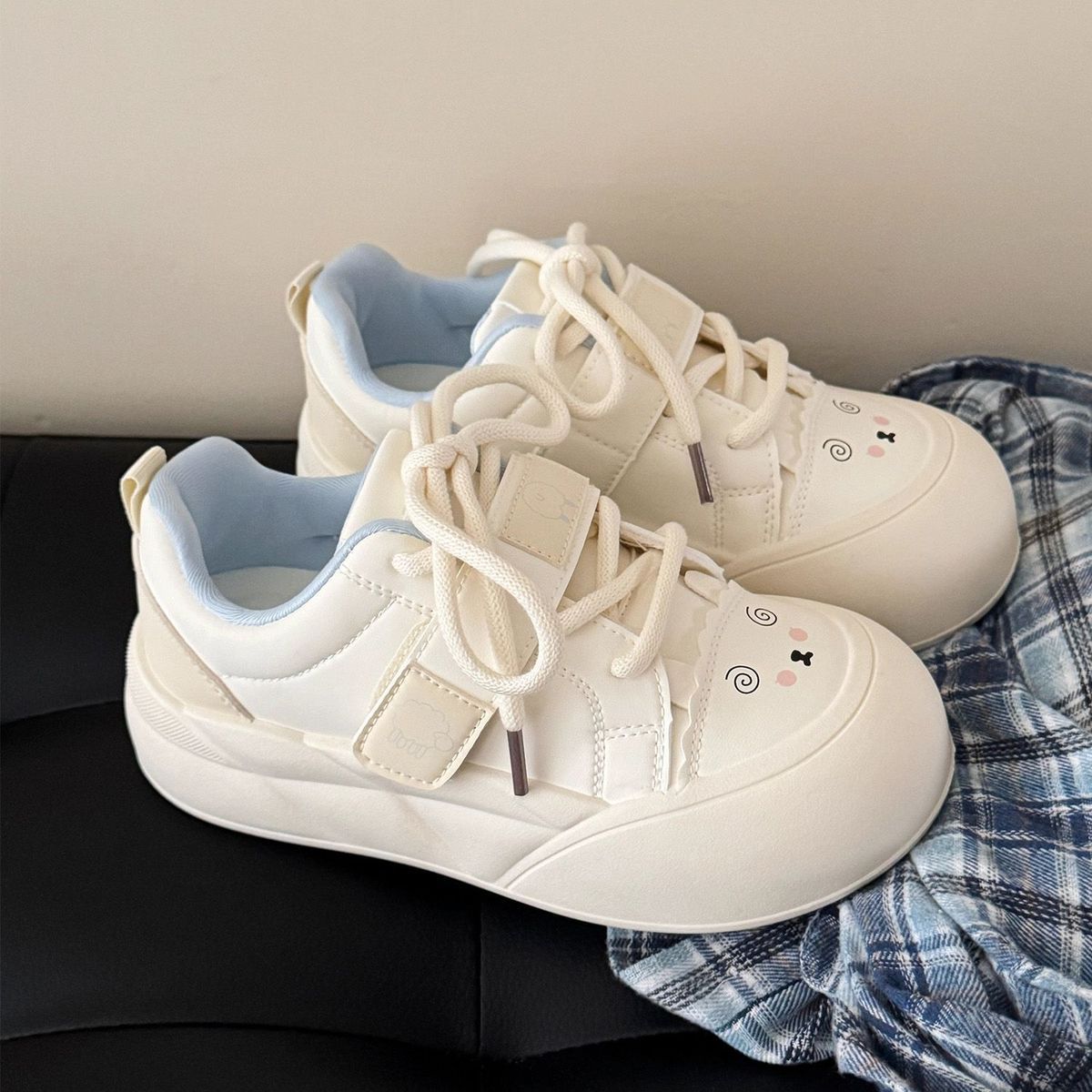 Women Girls Cute Pure White Ca - Skateboard ulasan dan harga
