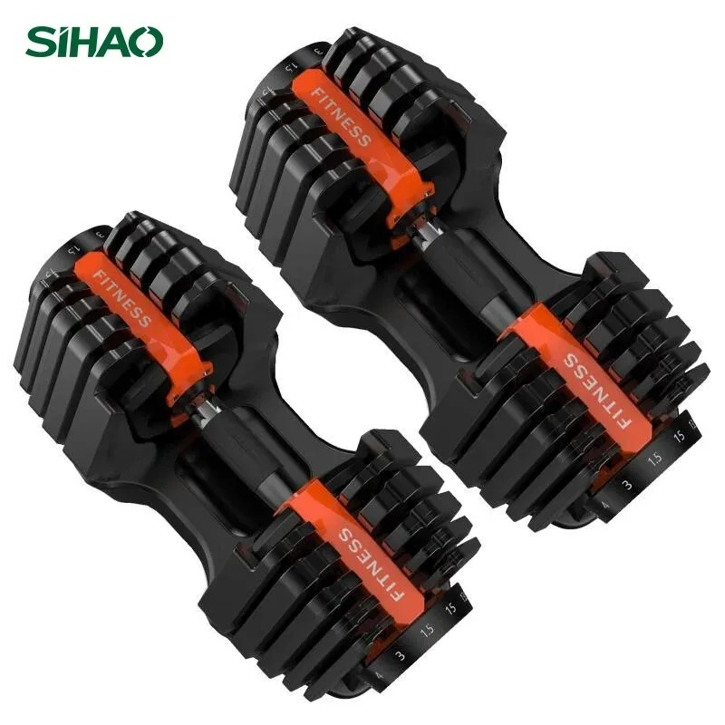 Adjustable Dumbbells|SIHAO 52. - Dumbbell Set ulasan dan harga