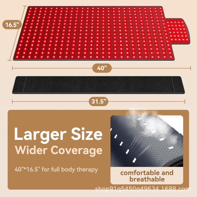 Red Infrared Light Therapy Pad - Yoga Mat ulasan dan harga