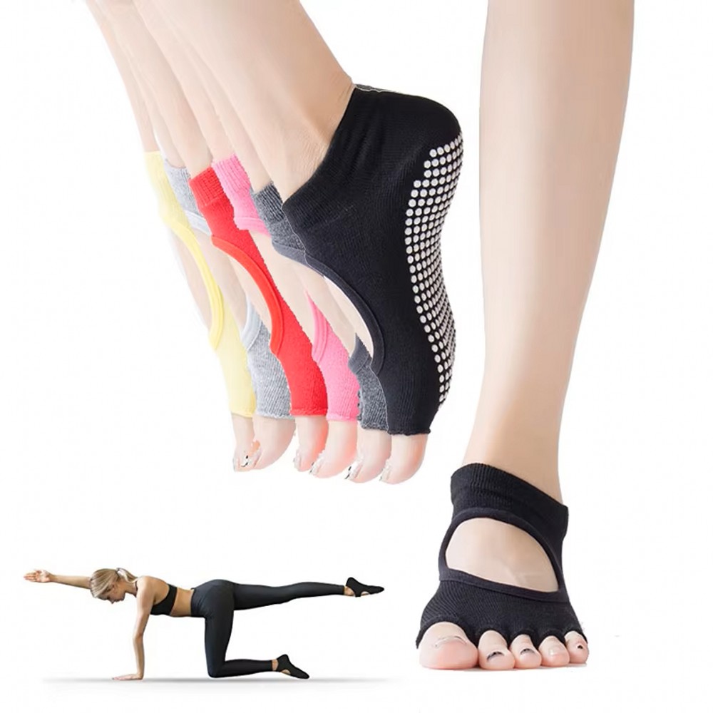 Backless Five Toe Yoga Socks O - Yoga Mat ulasan dan harga