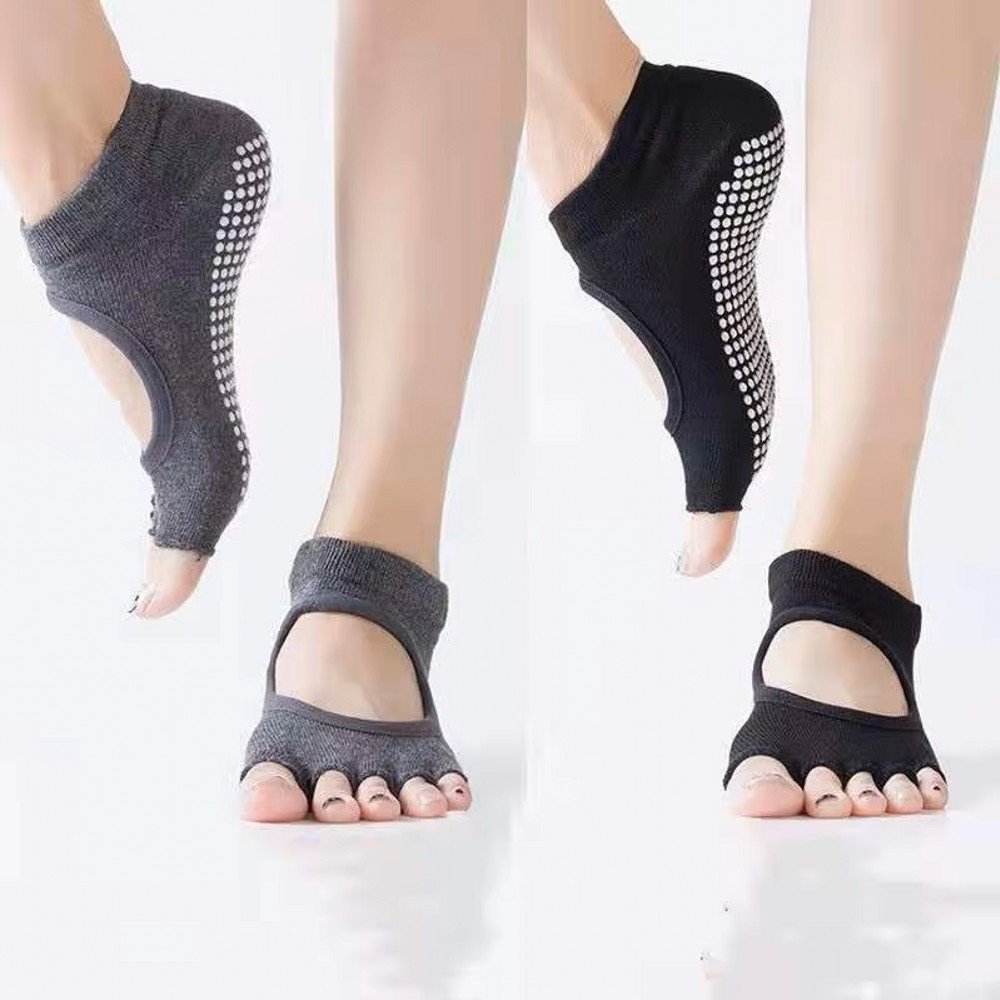 Backless Five Toe Yoga Socks O - Yoga Mat ulasan dan harga